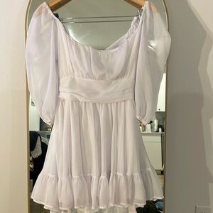 Lucy in the sky white dress size large